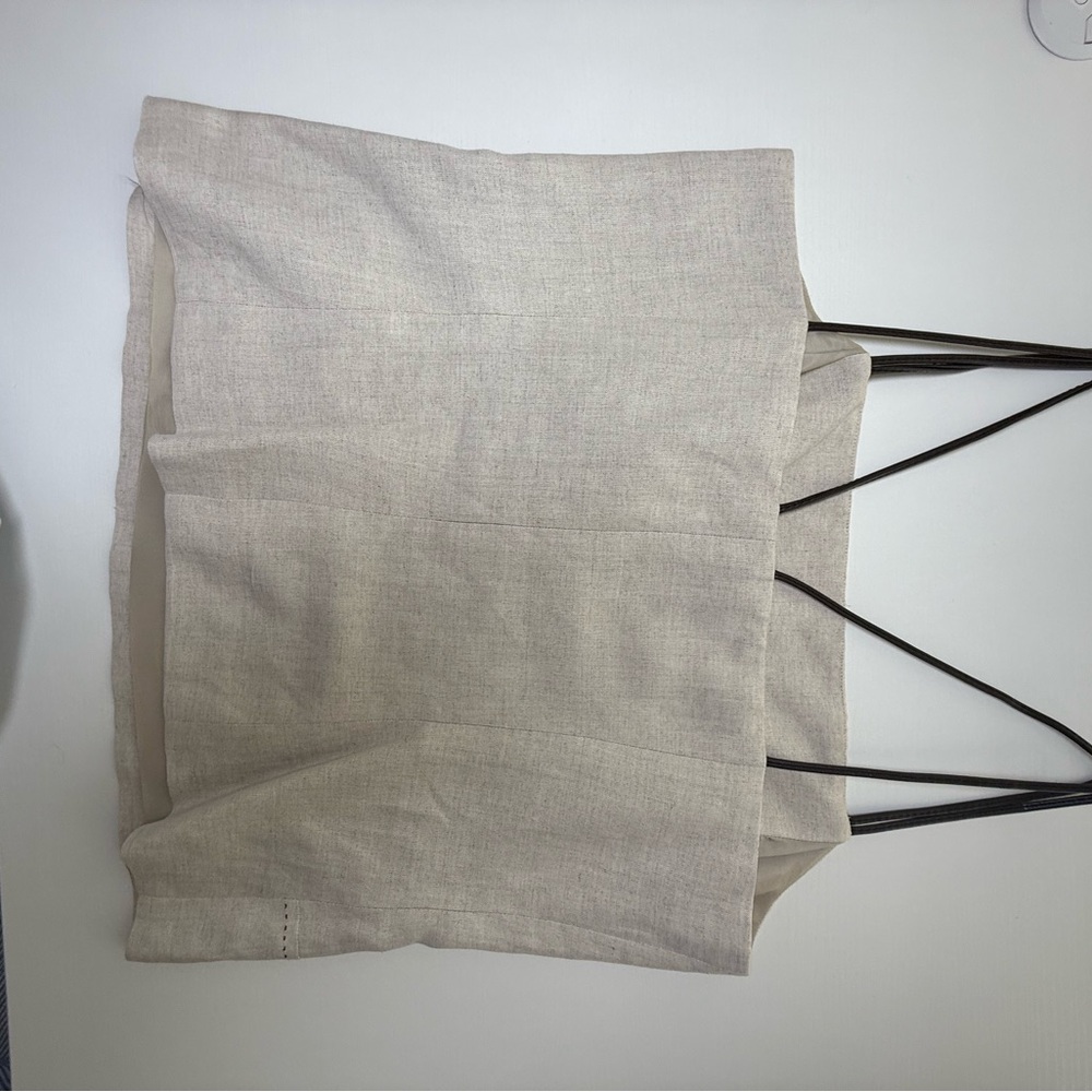 Yves Cossette Depeche Mode Vintage. Simple Elegant Cream Women's Top. Size 12 - Picture 7 of 9